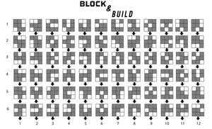 Block and Build Pattern Strategy Game