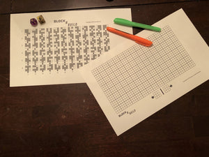 Block and Build Pattern Strategy Game