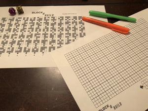 Block and Build Pattern Strategy Game